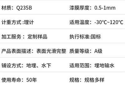 四川热浸塑钢质保护管规格产品性能特点